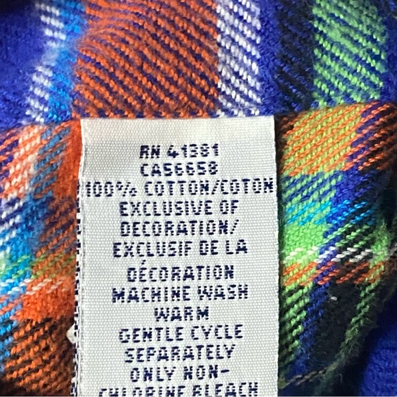 Polo Ralph Lauren Men M Colorful Tartan Plaid Flannel Long Sleeve Button Down - Picture 4 of 9